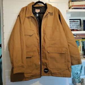 Red Kap UNHLY Men's Military Field Jacket in Tan Workwear Style